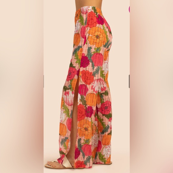 Trina Turk SUNNY BLOOM SLIT PANT size M, NWT - Picture 4 of 9